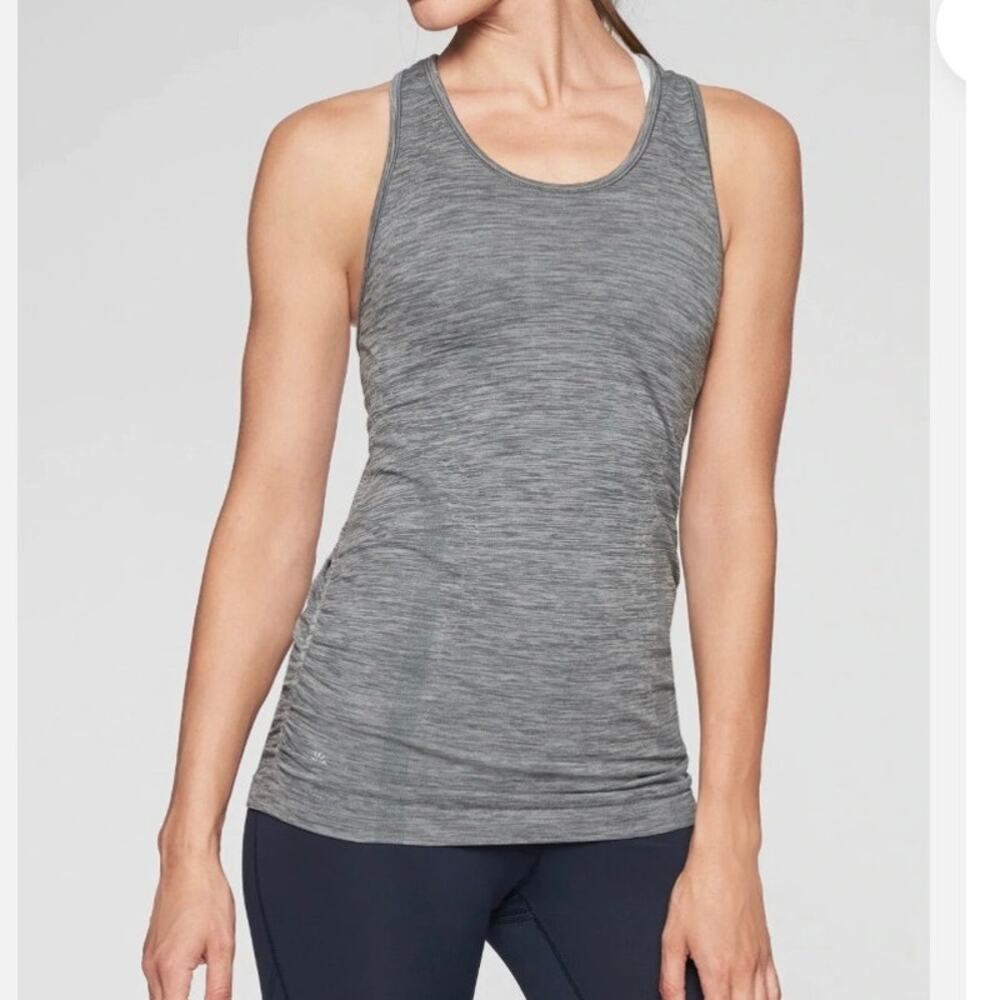 Athleta Speedlight Heather Tank Medium Gray